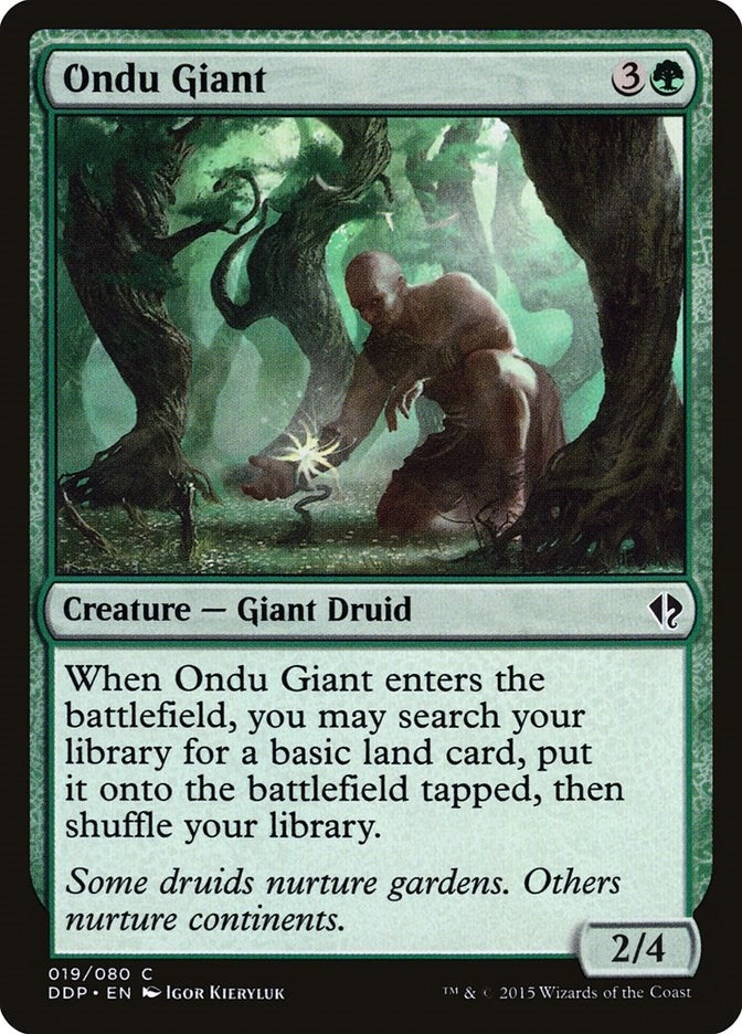 Image for Ondu Giant (19) (Duel Decks: Zendikar vs. Eldrazi) - Magic: The Gathering