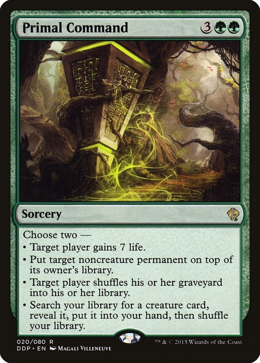 Image for Primal Command (20) (Duel Decks: Zendikar vs. Eldrazi) - Magic: The Gathering