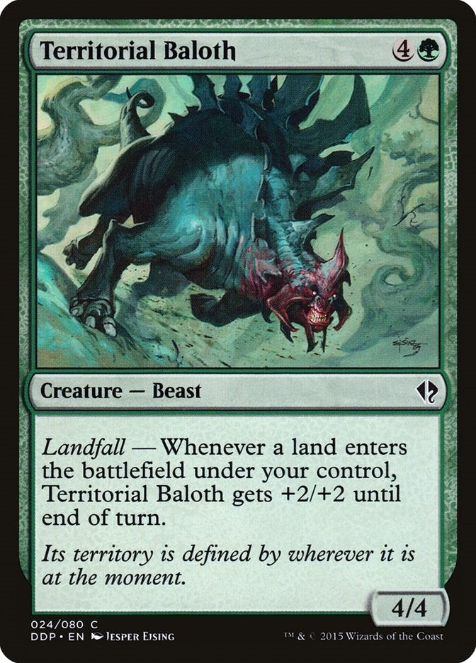 Image for Territorial Baloth (24) (Duel Decks: Zendikar vs. Eldrazi) - Magic: The Gathering