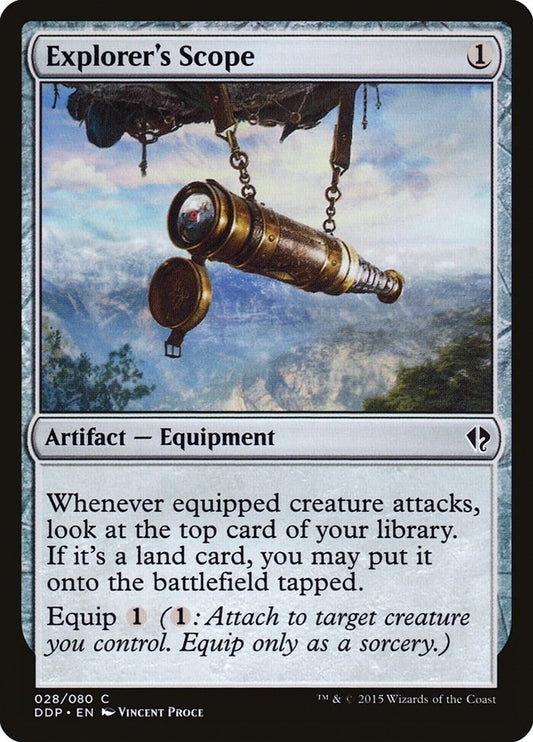 Image for Explorer's Scope (28) (Duel Decks: Zendikar vs. Eldrazi) - Magic: The Gathering