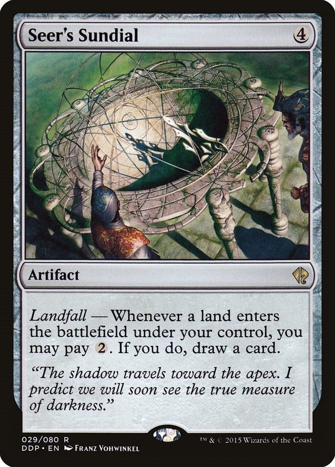 Image for Seer's Sundial (29) (Duel Decks: Zendikar vs. Eldrazi) - Magic: The Gathering