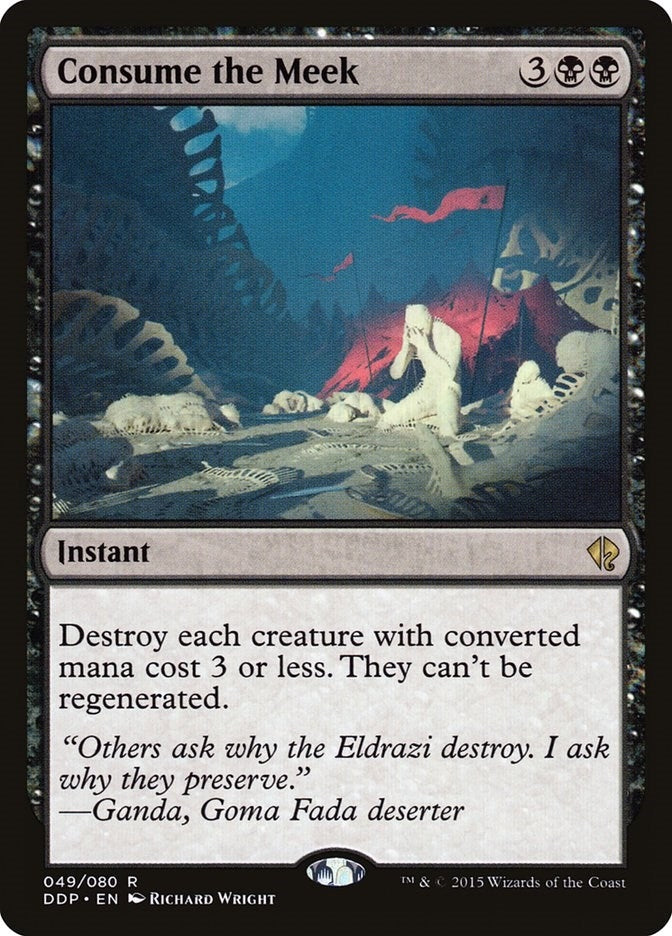 Image for Consume the Meek (49) (Duel Decks: Zendikar vs. Eldrazi) - Magic: The Gathering