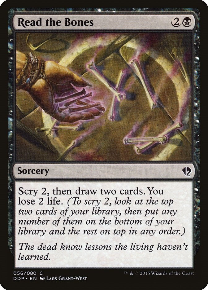 Image for Read the Bones (56) (Duel Decks: Zendikar vs. Eldrazi) - Magic: The Gathering