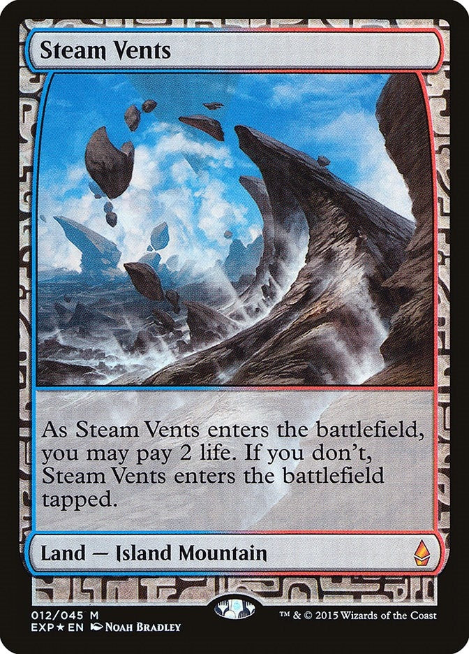 Image for Steam Vents (12) (Zendikar Expeditions) - Magic: The Gathering