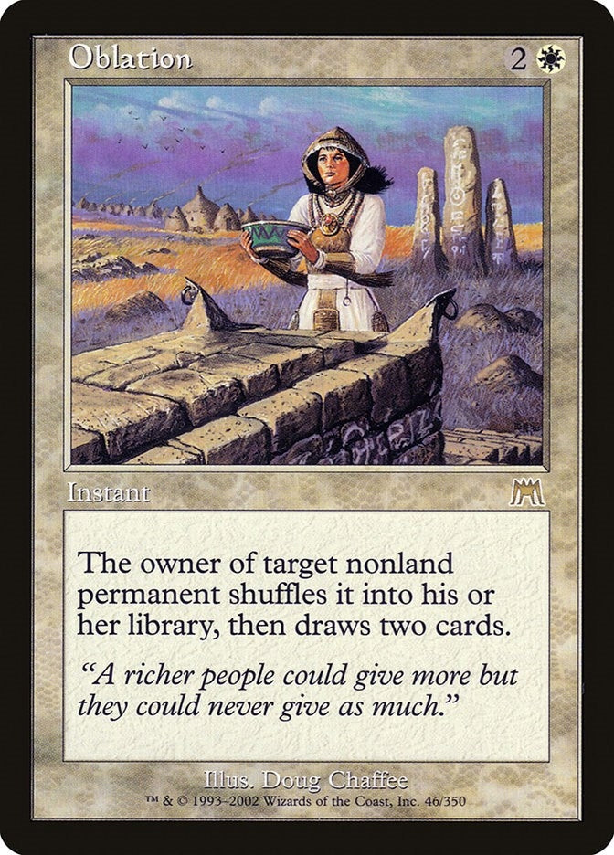Image for Oblation (46) (Onslaught) - Magic: The Gathering