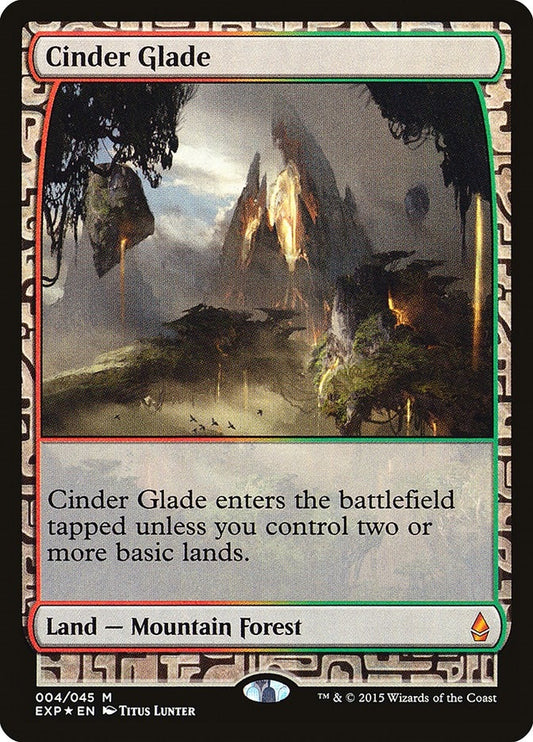Image for Cinder Glade (4) (Zendikar Expeditions) - Magic: The Gathering