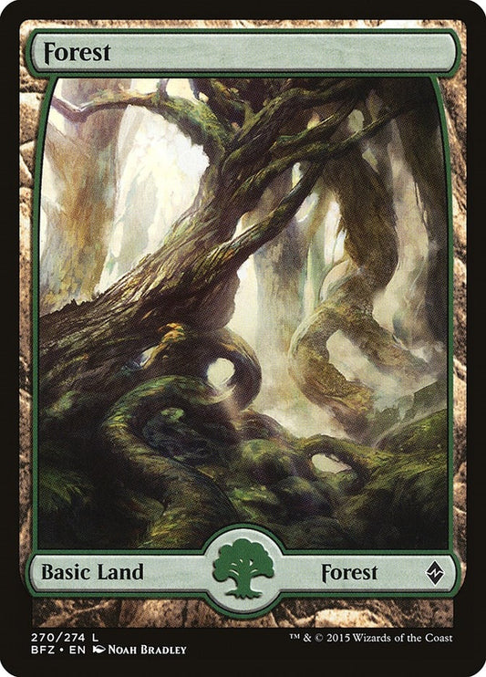 Image for Forest (270) - Full Art (270) (Battle for Zendikar) - Magic: The Gathering