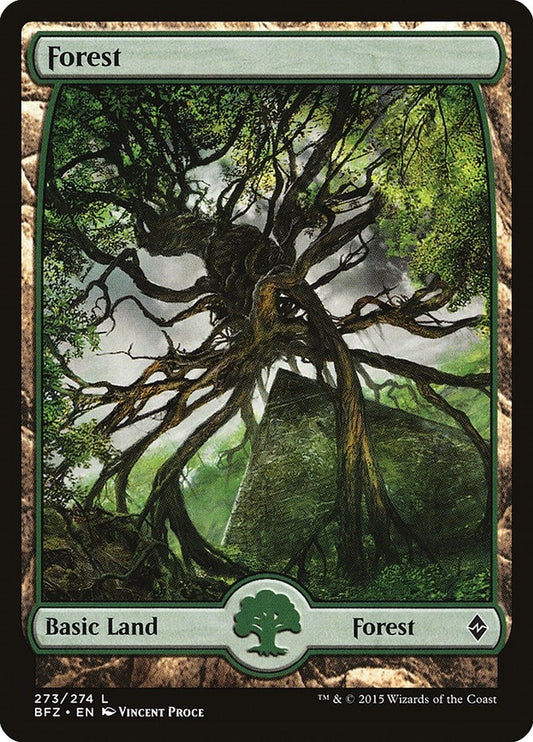 Image for Forest (273) - Full Art (273) (Battle for Zendikar) - Magic: The Gathering