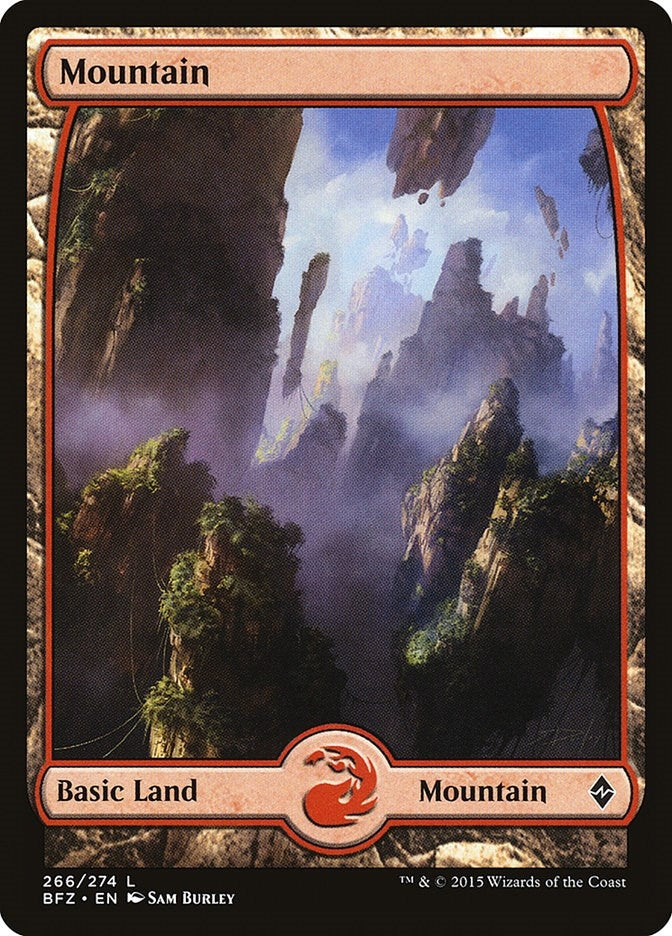 Image for Mountain (266) - Full Art (266) (Battle for Zendikar) - Magic: The Gathering