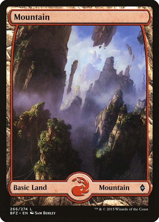 Image for Mountain (266) - Full Art (266) (Battle for Zendikar) - Magic: The Gathering