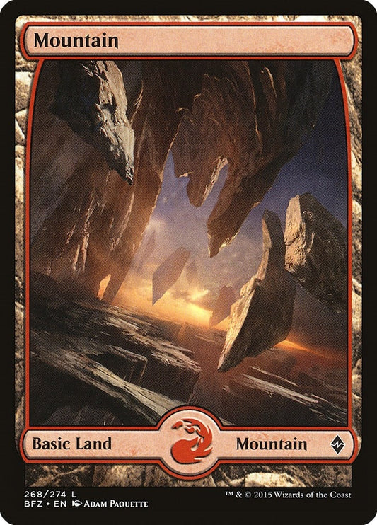 Image for Mountain (268) - Full Art (268) (Battle for Zendikar) - Magic: The Gathering