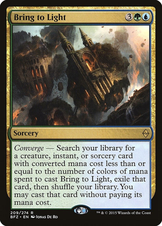 Image for Bring to Light (209) (Battle for Zendikar) - Magic: The Gathering