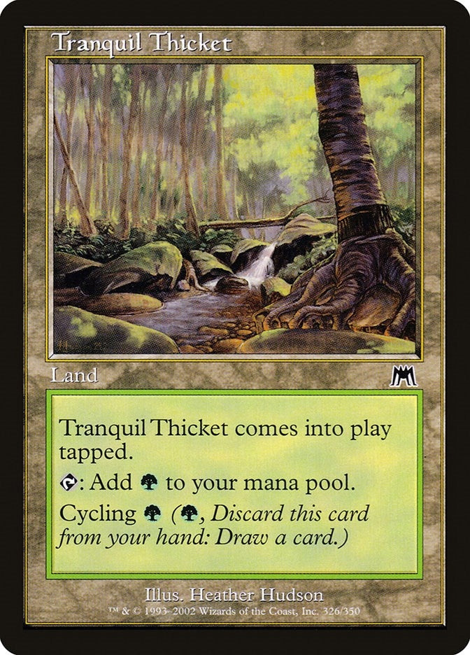 Image for Tranquil Thicket (326) (Onslaught) - Magic: The Gathering