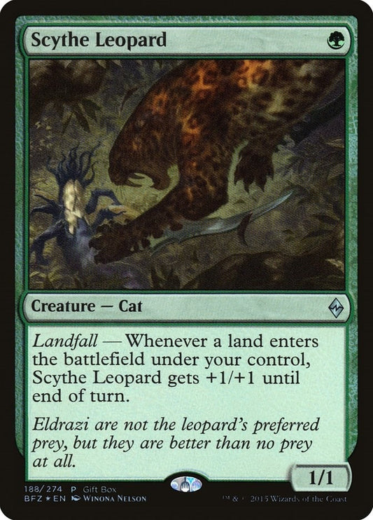 Image for Scythe Leopard (188) (Gift Boxes and Promos) - Magic: The Gathering