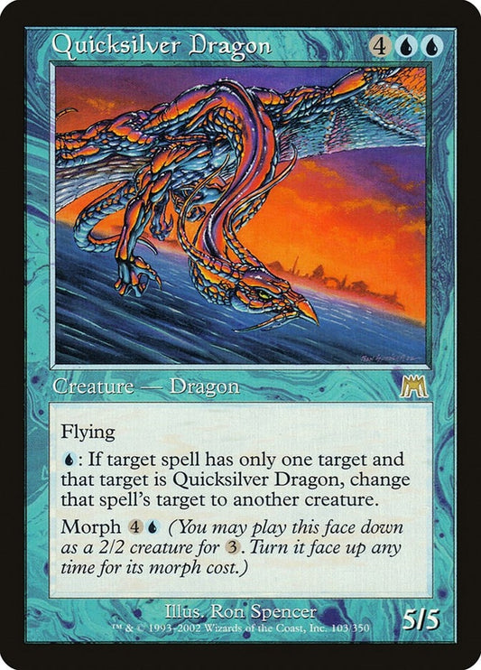 Image for Quicksilver Dragon (103) (Onslaught) - Magic: The Gathering