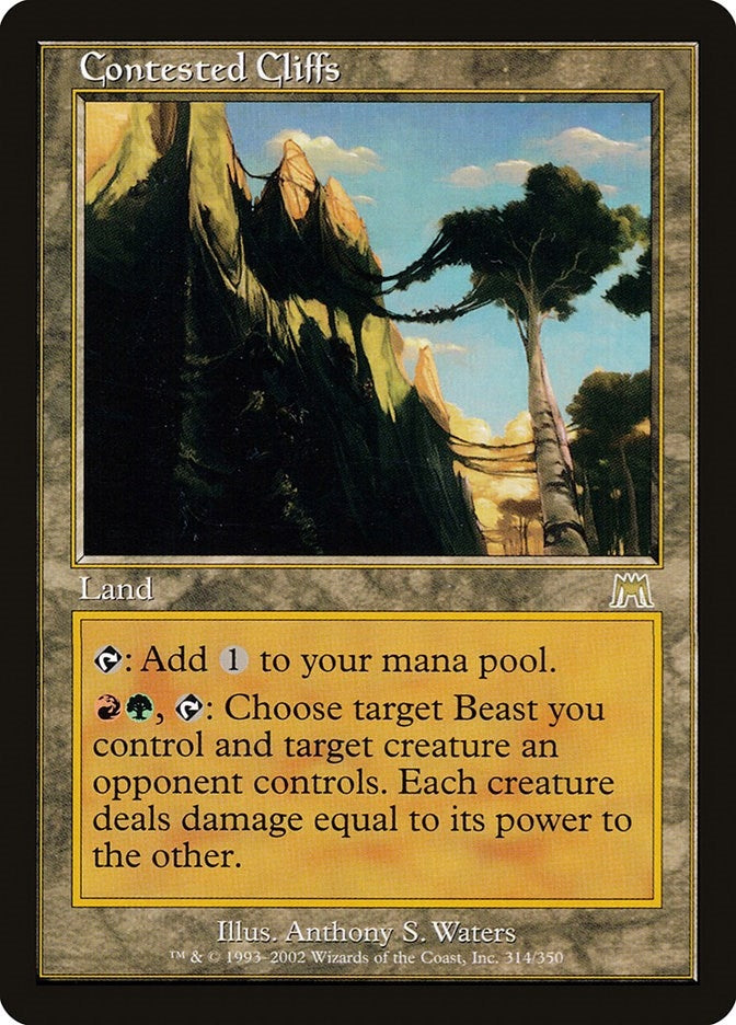 Image for Contested Cliffs (314) (Onslaught) - Magic: The Gathering