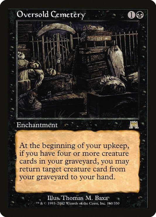 Image for Oversold Cemetery (160) (Onslaught) - Magic: The Gathering