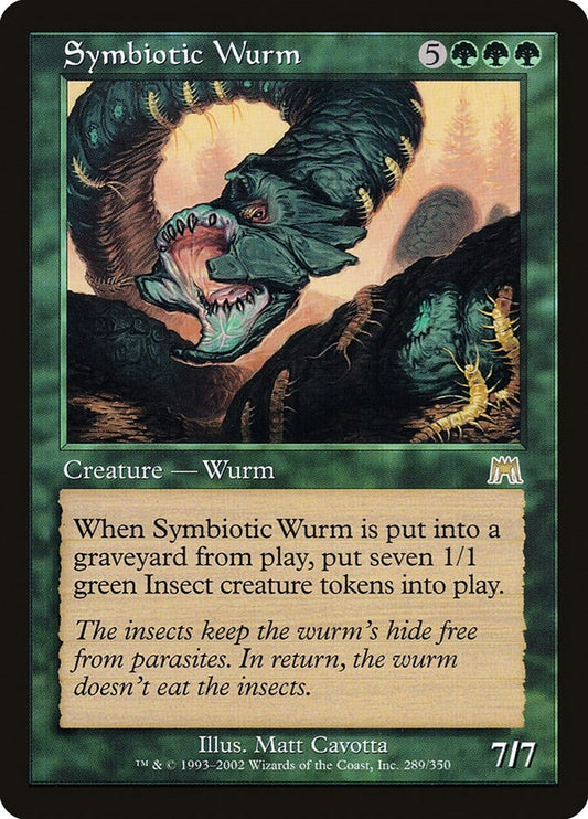 Image for Symbiotic Wurm (289) (Onslaught) - Magic: The Gathering
