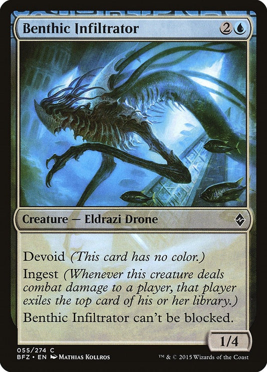 Image for Benthic Infiltrator (55) (Battle for Zendikar) - Magic: The Gathering
