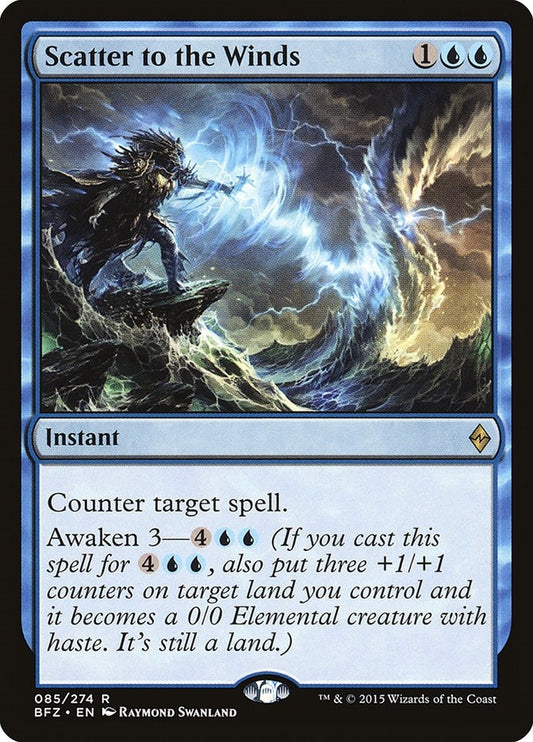 Image for Scatter to the Winds (85) (Battle for Zendikar) - Magic: The Gathering