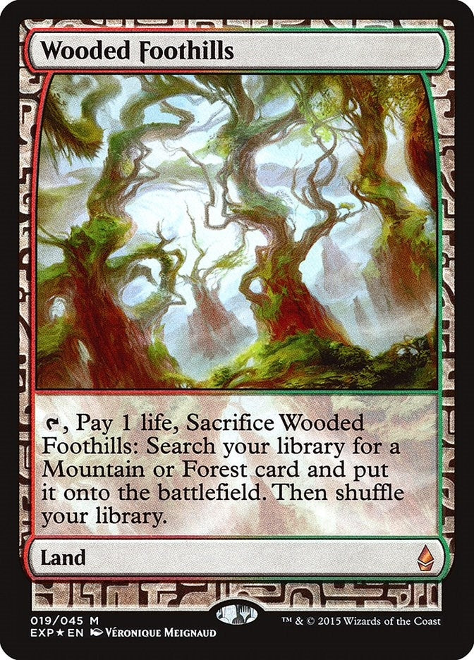 Image for Wooded Foothills (19) (Zendikar Expeditions) - Magic: The Gathering