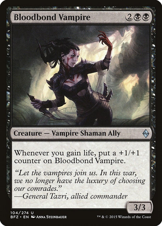 Image for Bloodbond Vampire (104) (Battle for Zendikar) - Magic: The Gathering