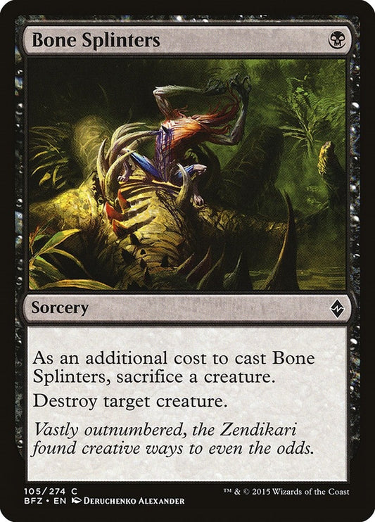 Image for Bone Splinters (105) (Battle for Zendikar) - Magic: The Gathering