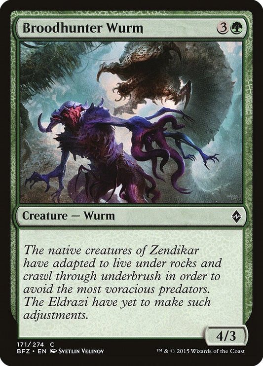 Image for Broodhunter Wurm (171) (Battle for Zendikar) - Magic: The Gathering