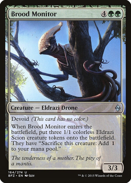 Image for Brood Monitor (164) (Battle for Zendikar) - Magic: The Gathering