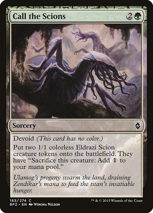 Image for Call the Scions (165) (Battle for Zendikar) - Magic: The Gathering