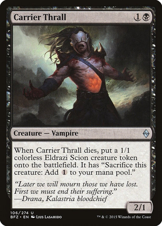 Image for Carrier Thrall (106) (Battle for Zendikar) - Magic: The Gathering