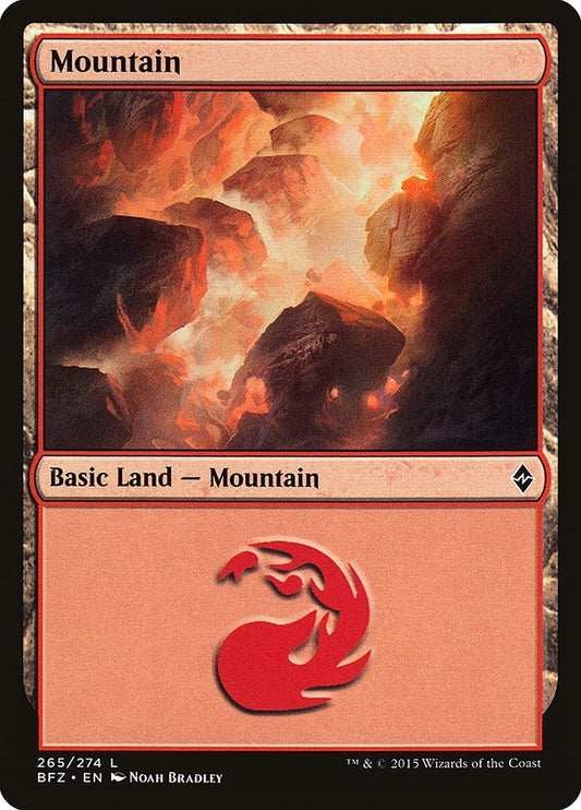 Image for Mountain (265) (265) (Battle for Zendikar) - Magic: The Gathering
