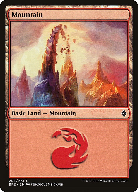 Image for Mountain (267) (267) (Battle for Zendikar) - Magic: The Gathering