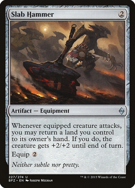 Image for Slab Hammer (227) (Battle for Zendikar) - Magic: The Gathering