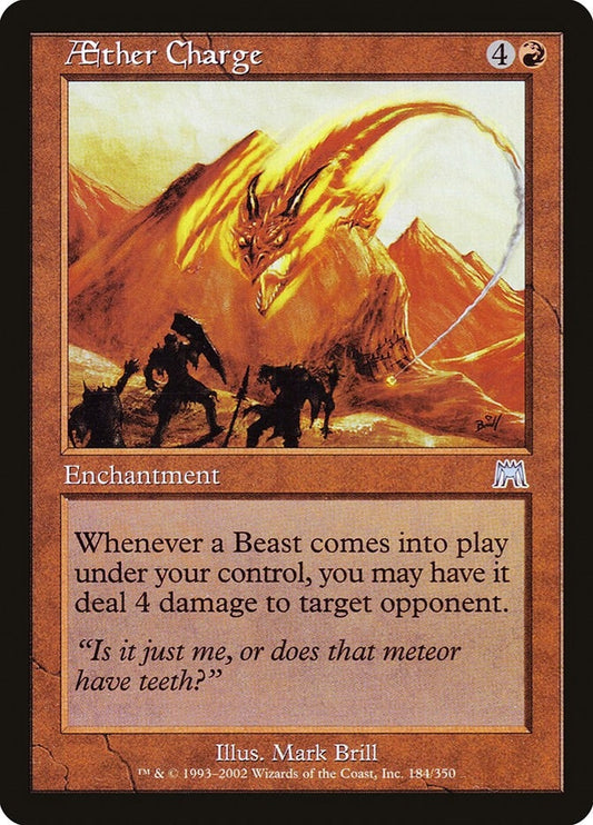 Image for Aether Charge (184) (Onslaught) - Magic: The Gathering