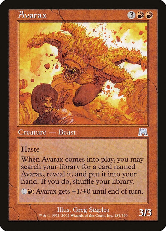 Image for Avarax (187) (Onslaught) - Magic: The Gathering