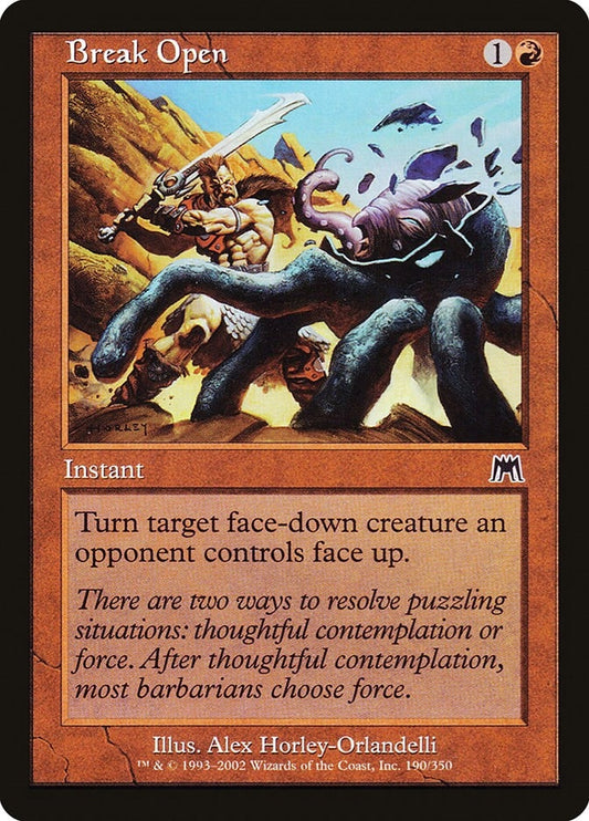 Image for Break Open (190) (Onslaught) - Magic: The Gathering
