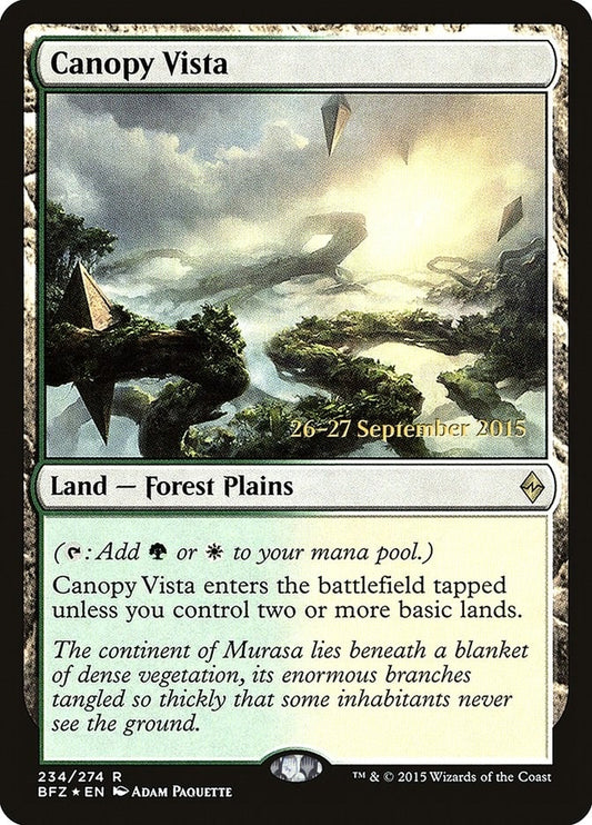 Image for Canopy Vista (234) (Prerelease Cards) - Magic: The Gathering