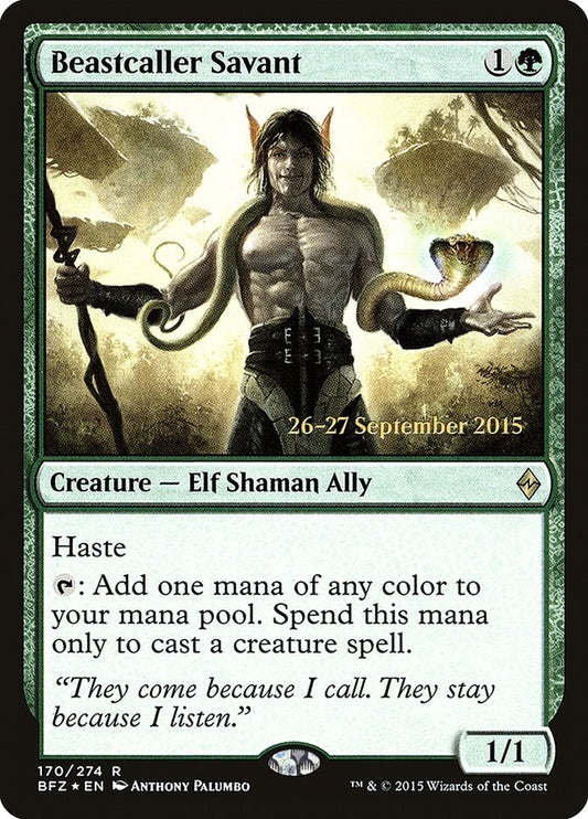 Image for Beastcaller Savant (170) (Prerelease Cards) - Magic: The Gathering