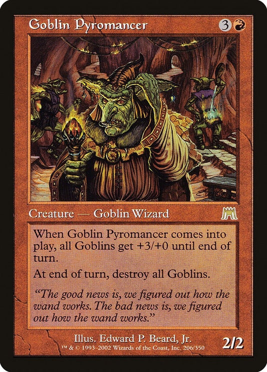 Image for Goblin Pyromancer (206) (Onslaught) - Magic: The Gathering