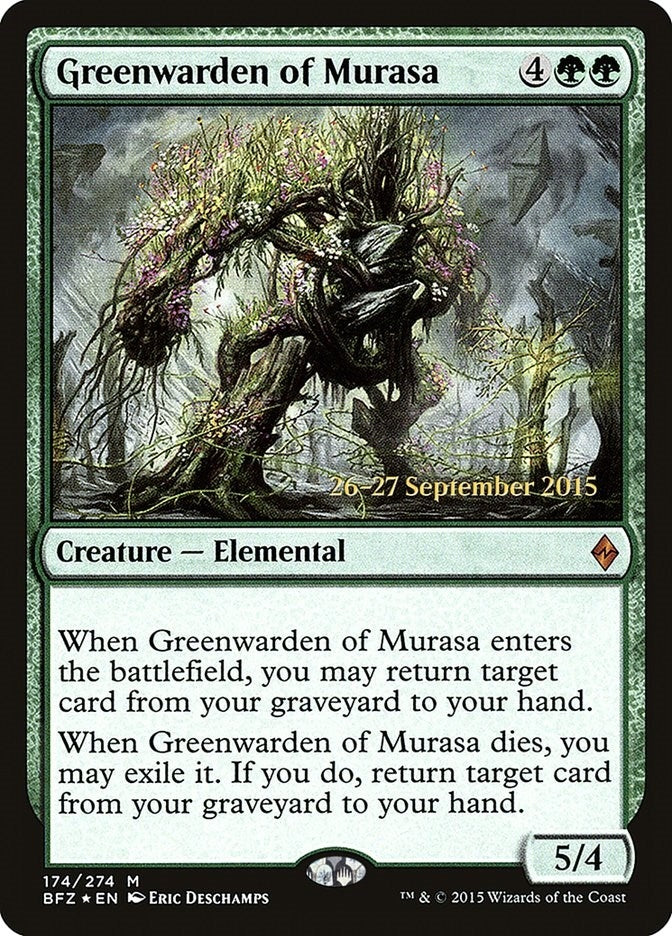 Image for Greenwarden of Murasa (174) (Prerelease Cards) - Magic: The Gathering