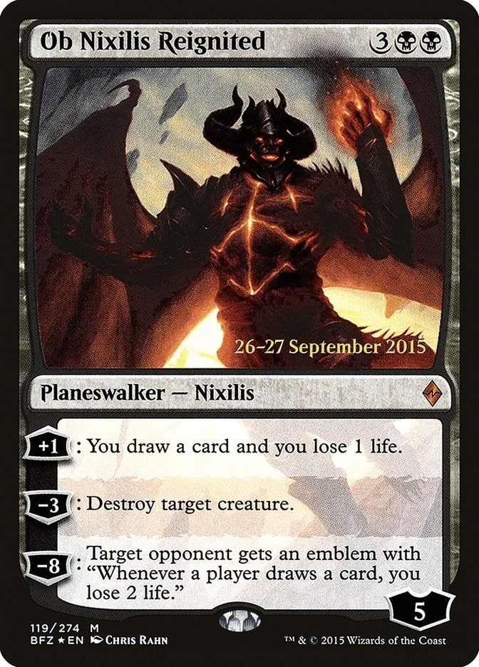 Image for Ob Nixilis Reignited (119) (Prerelease Cards) - Magic: The Gathering