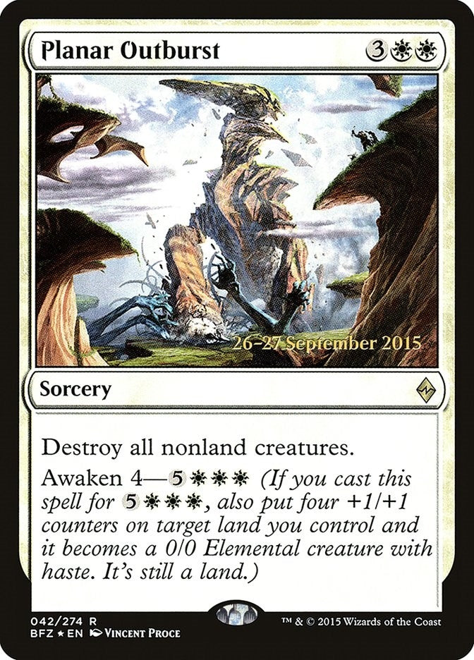 Image for Planar Outburst (42) (Prerelease Cards) - Magic: The Gathering