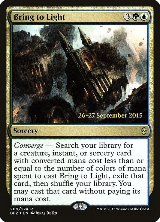 Image for Bring to Light (209) (Prerelease Cards) - Magic: The Gathering