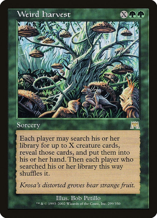 Image for Weird Harvest (299) (Onslaught) - Magic: The Gathering
