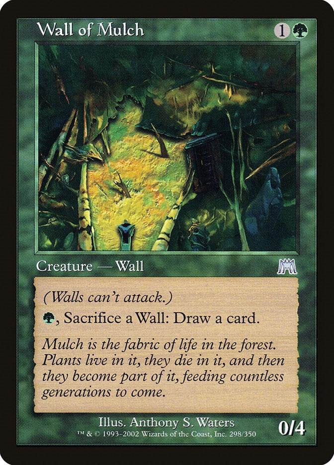 Image for Wall of Mulch (298) (Onslaught) - Magic: The Gathering