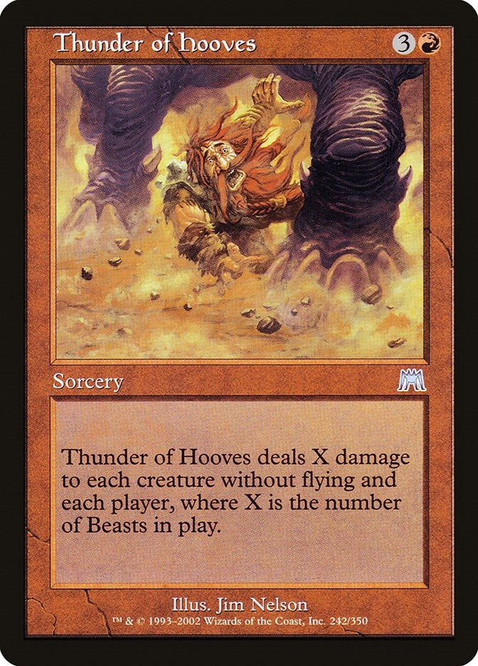 Image for Thunder of Hooves (242) (Onslaught) - Magic: The Gathering