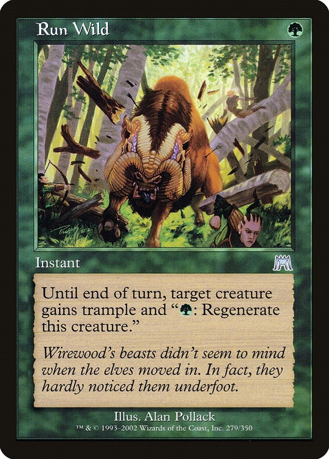 Image for Run Wild (279) (Onslaught) - Magic: The Gathering
