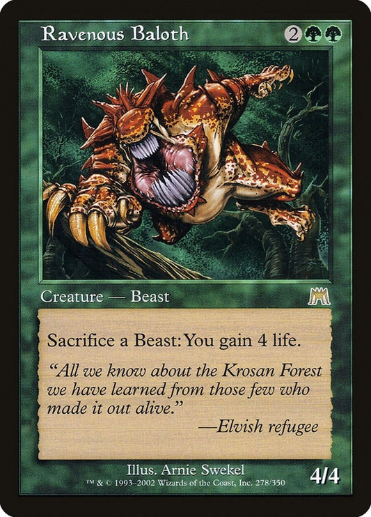 Image for Ravenous Baloth (278) (Onslaught) - Magic: The Gathering