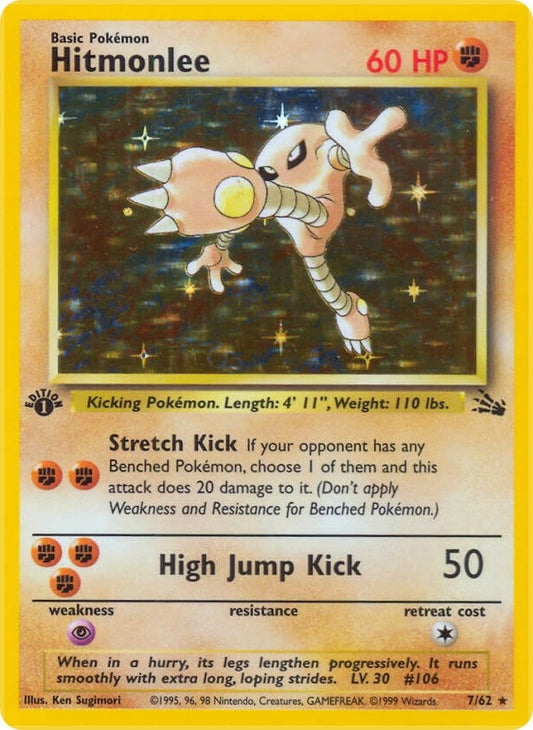 Image for Hitmonlee (7) (07/62) (Fossil) - Pokemon